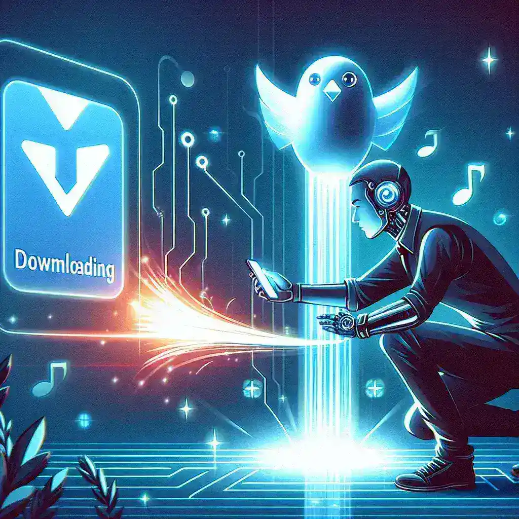 "Screenshot of ssTwitter interface showing the video download feature, with options for downloading Twitter videos easily in 2025."